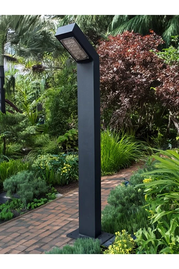 BOLLARD, YÜRÜYÜŞ YOLU, BAHÇE AYDINLATMASI ANTRASİT 4000K (GÜN IŞIĞI)